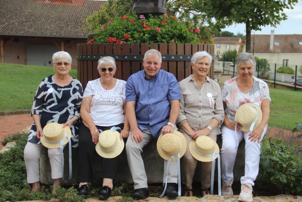 les 80 ans renée bacot, yvonne galichon, ezio menis, marie claude auroy et simone pinet.